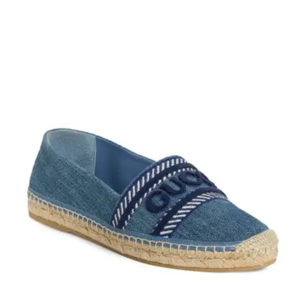 Gucci NWT Authentic  Ines Espadrille Flat
